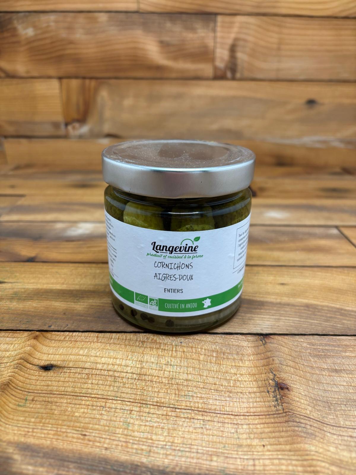 Cornichons Aigres-Doux Entier - 400g